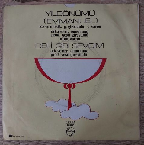 Tanju Okan – Deli Gibi Sevdim / Yıldönümü (Emmanuel) 45LİK PLAK