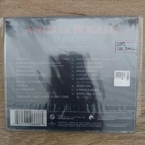 ANDREA BOCELLİ - PASSİONE CD