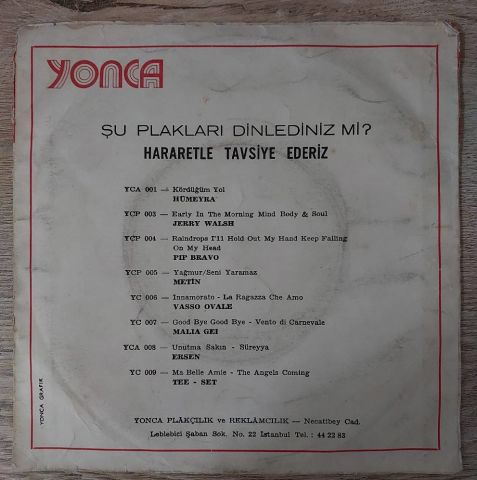 Tanju Okan – Hasret / Ah Bir Zengin Olsam 45LİK PLAK