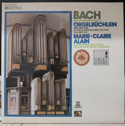Bach, Marie-Claire Alain  LP PLAK