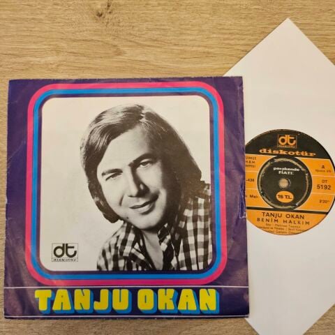 Tanju Okan – Benim Halkım / Biz Doğuştan Sanatçıyız 45LİK PLAK