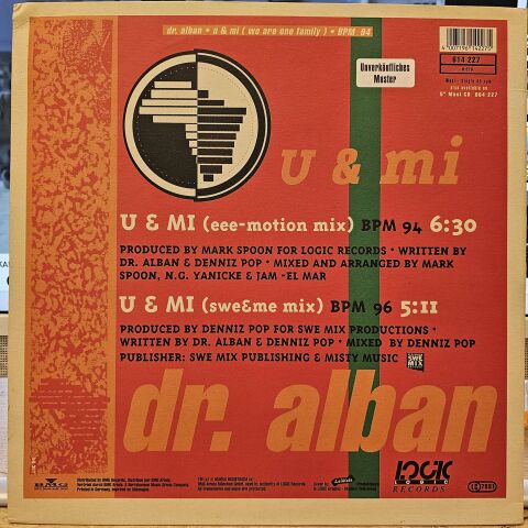 Dr. Alban – U & Mi LP PLAK