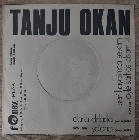 Tanju Okan – Seni Hayatımca Sevdim / Öyle Sarhoş Olsam Ki 45LİK PLAK