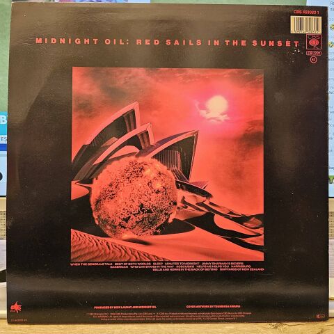 Midnight Oil – Red Sails In The Sunset LP PLAK