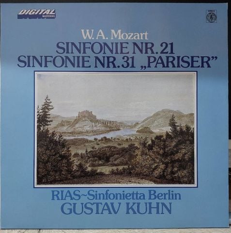W.A. Mozart, RIAS-Sinfonietta Berlin, Gustav Kuhn LP PLAK