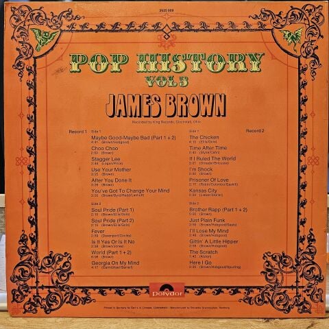 James Brown – Pop History Vol 3 LP PLAK