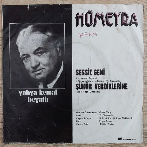 HÜMEYRA - SESSİZ GEMİ 45LİK PLAK