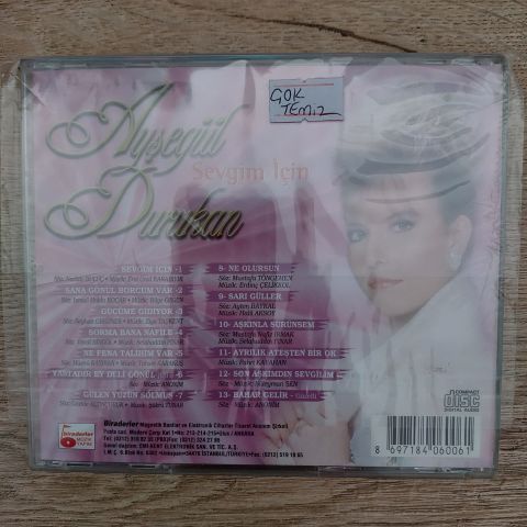 AYŞEGÜL DURUKAN - SEVGİM İÇİN CD