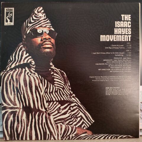 Isaac Hayes – The Isaac Hayes Movement LP PLAK