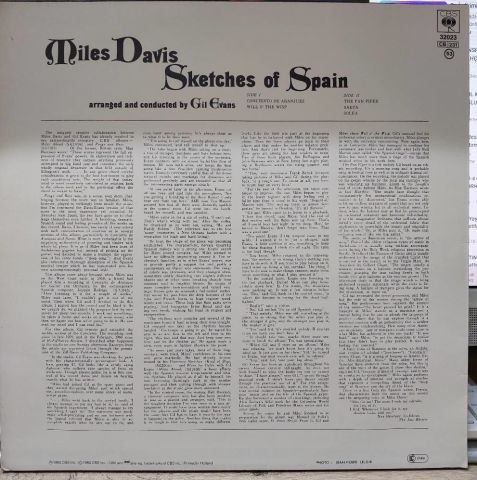 Miles Davis – Sketches Of Spain LP PLAK
