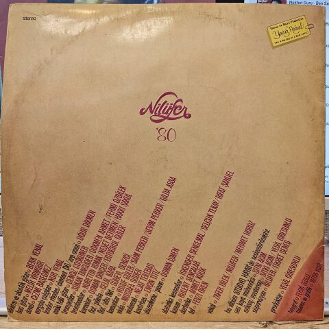 Nilüfer – Nilüfer '80 LP PLAK