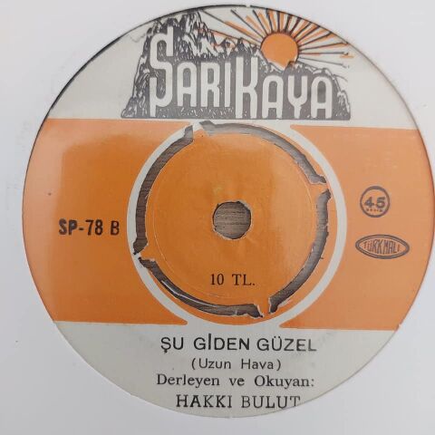 HAKKI BULUT - ŞU GİDEN GÜZEL 45LİK PLAK