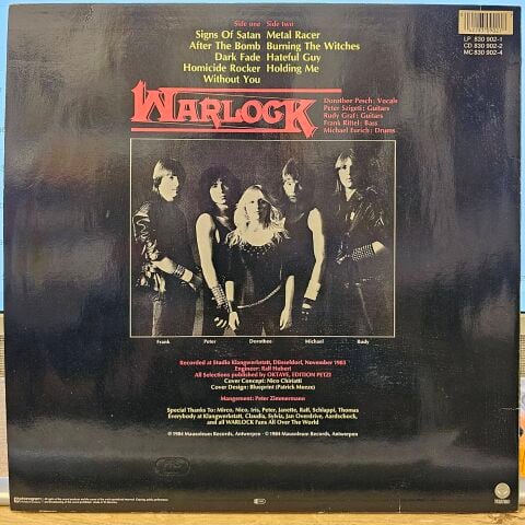 Warlock – Burning The Witches LP PLAK