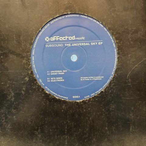 Subsound – The Universal Sky EP LP PLAK
