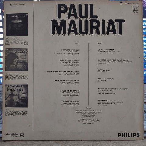 Paul Mauriat – Il Était Une Fois Nous Deux LP PLAK