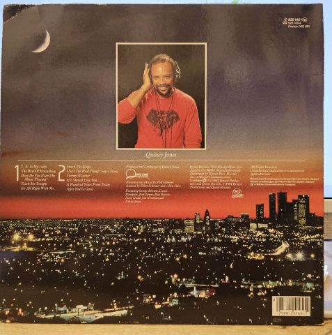 Frank Sinatra With Quincy Jones And Orchestra – L.A. Is My Lady LP PLAK