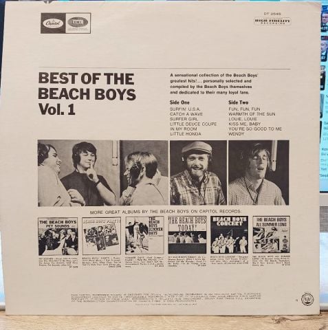 The Beach Boys – Best Of The Beach Boys LP PLAK