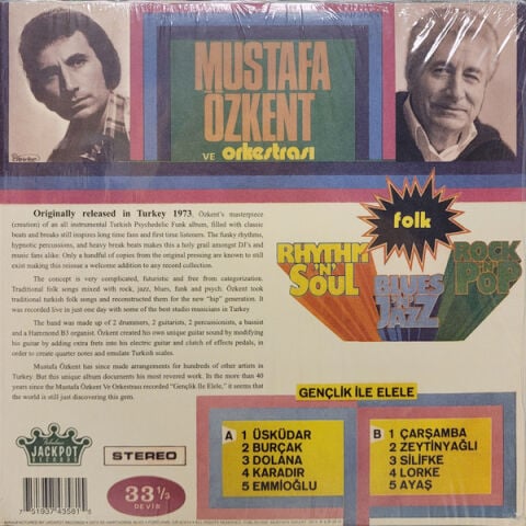 Mustafa Özkent Ve Orkestrası, Mustafa Özkent – Gençlik İle Elele LP PLAK