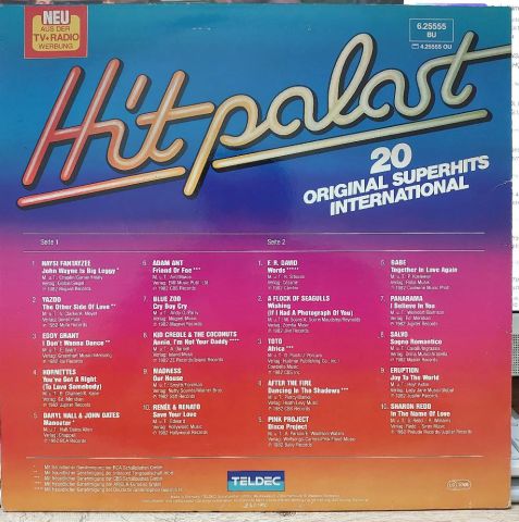 Various – Hitpalast (20 Original Super-Hits International) LP PLAK