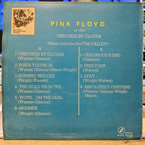 Pink Floyd – Obscured By Clouds LP PLAK