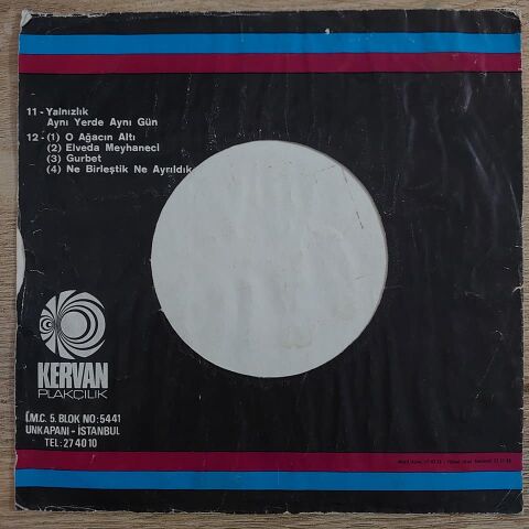 GÖNÜL YAZAR - O AĞACIN ALTI 4 ŞARKILIK 45LİK PLAK