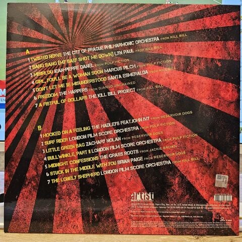 Various – Tarantino The Collection (The Ultimate Motion Picture Soundtrack Of Quentin Tarantino) LP PLAK