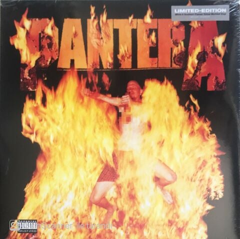 Pantera - Reinventing The Steel (Limited Edition White & Southern Flames Yellow Marbled Vinyl) - LP PLAK
