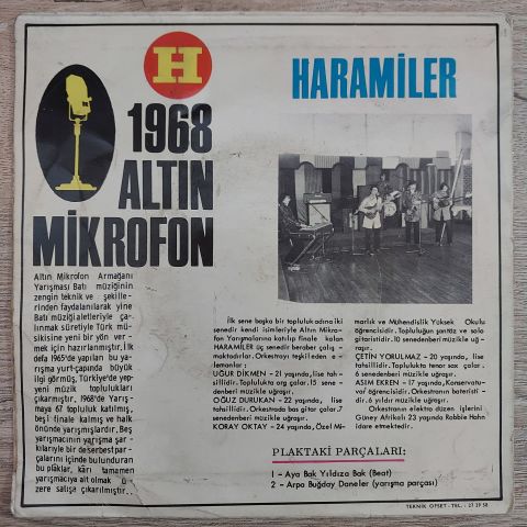 HARAMİLER - AYA BAK YILDIZA BAK 45LİK PLAK