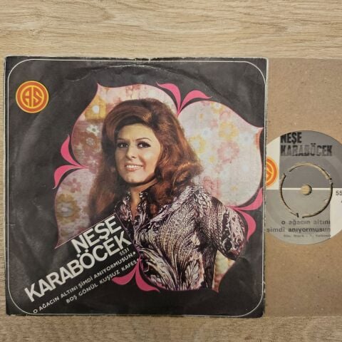 Neşe Karaböcek – O Ağacın Altını Şimdi Anıyor Musun / Boş Gönül Kuşsuz Kafes 45LİK PLAK...