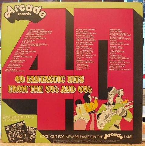 Various – 40 Fantastic Hits From The 50's And 60's LP PLAK