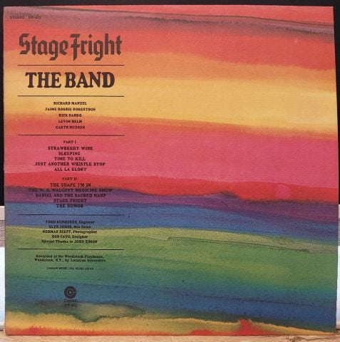 The Band – Stage Fright LP PLAK