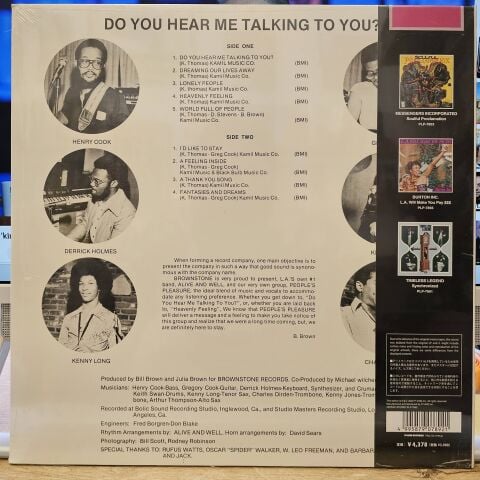 People's Pleasure With Alive And Well – Do You Hear Me Talking To You? LP PLAK