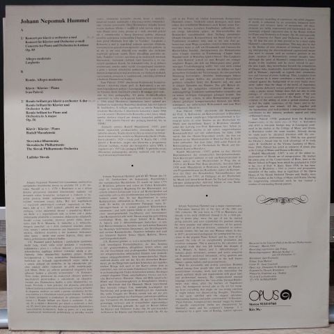 Hummel, Ivan Palovič, Rudolf Macudziński LP PLAK