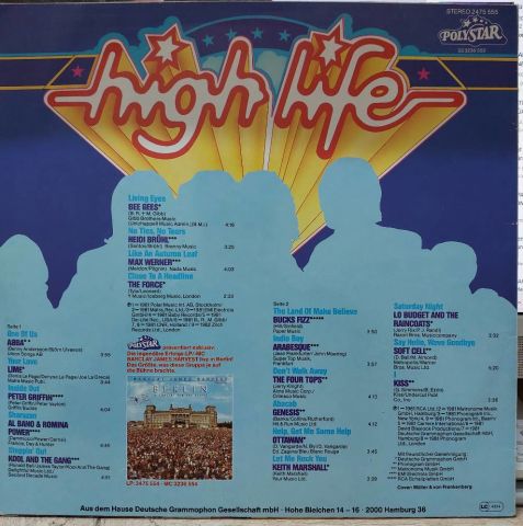 Various – High Life (Original Top Hits Ungekürzt Frühjahr '82) LP PLAK