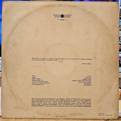 Caetano Veloso – Caetano Veloso LP PLAK