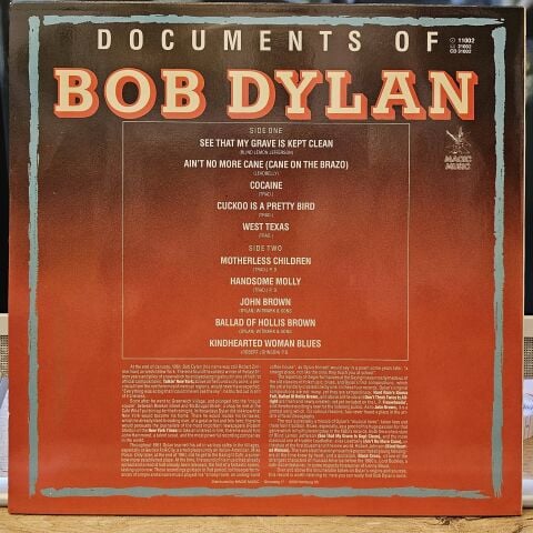 Bob Dylan – Documents Of Bob Dylan Vol. 2 LP PLAK