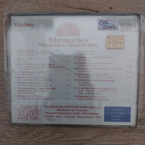 MÜZİKALLERE SELAM CD