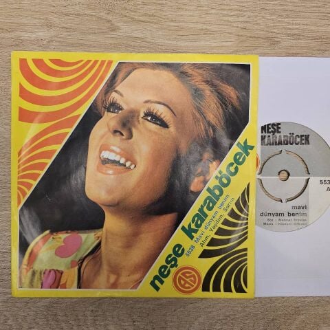 Neşe Karaböcek – Mavi Dünyam Benim / Alım, Yeşilim, Sarım 45LİK PLAK