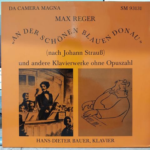 Max Reger, Hans-Dieter Bauer LP PLAK