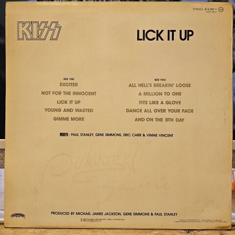 Kiss – Lick It Up LP PLAK