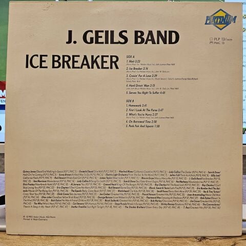 The J. Geils Band – Ice Breaker LP PLAK