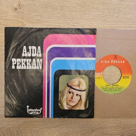 Ajda Pekkan – Dert Bende / Varsın Yansın Dünya 45LİK PLAK