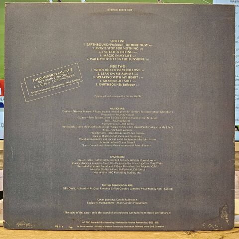The 5th Dimension – Earthbound LP PLAK