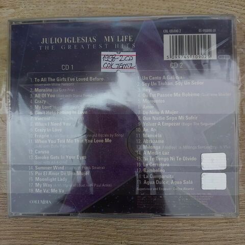 JULIO IGLESİAS - THE GREATEST HITS CD