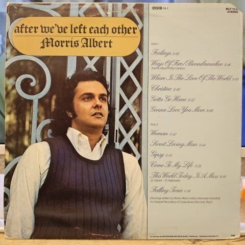 Morris Albert – After We've Left Each Other LP PLAK