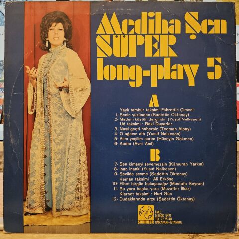 Mediha Şen – Süper Long-Play 5 LP PLAK