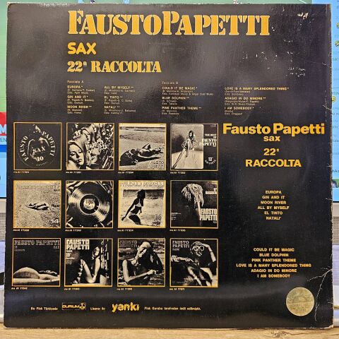 Fausto Papetti – 22a Raccolta LP PLAK