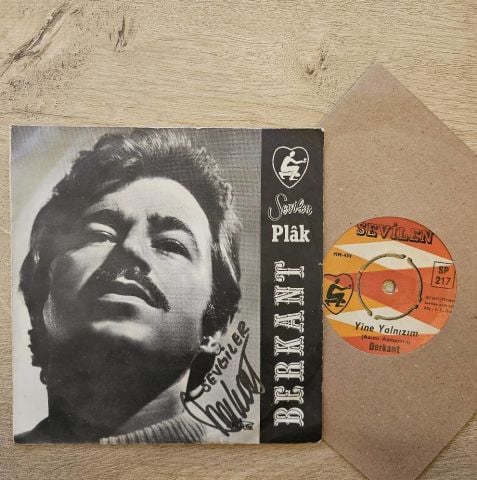 BERKANT - YİNE YALNIZIM 45LİK PLAK
