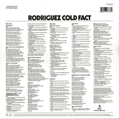 Rodriguez – Cold Fact LP PLAK