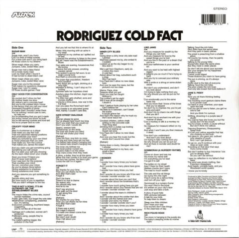 Rodriguez – Cold Fact LP PLAK